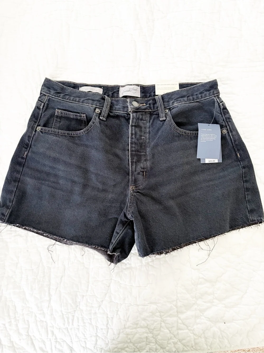 NEW ⭐️ 8 Universal Thread Black Jean Shorts 90s baggy short